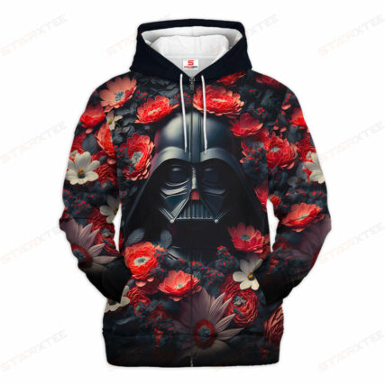 Star Wars Darth Vader Flower Gift For Fans - Hoodie  - Owl Ohh
