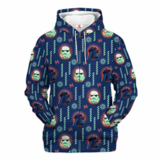 Star Wars Darth Vader Pattern Gift For Fans - Hoodie  - Owl Ohh