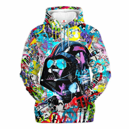 Star Wars Darth Vader Colorful Gift For Fans - Hoodie  - Owl Ohh