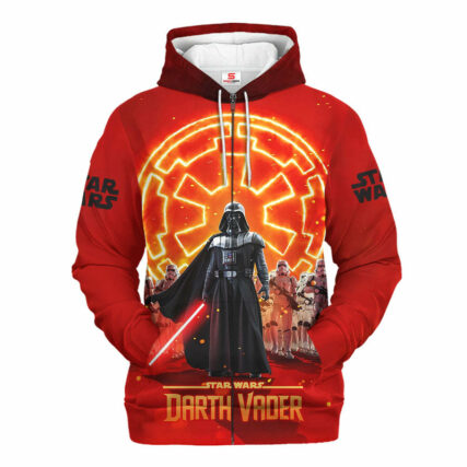 Star Wars Darth Vader Fire Gift For Fans - Hoodie  - Owl Ohh