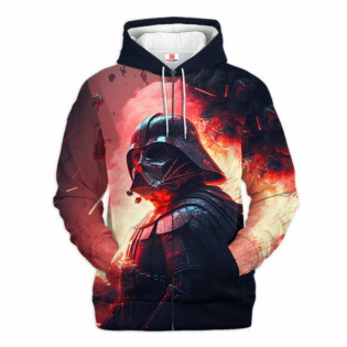 Star Wars Darth Vader Fire Gift For Fans - Hoodie  - Owl Ohh
