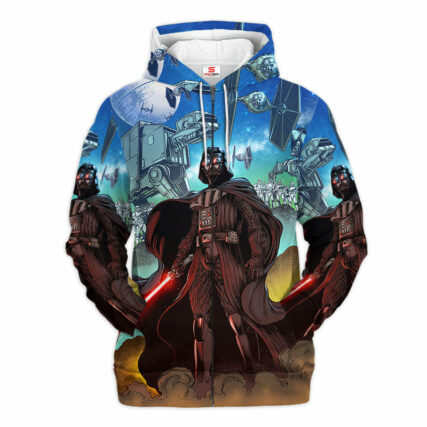 Star Wars Darth Vader Space Gift For Fans - Hoodie  - Owl Ohh