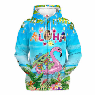 Star Wars Baby Yoda Aloha Summer Gift For Fans - Hoodie  - Owl Ohh