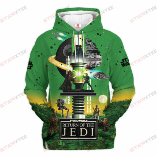 Star Wars Return Of The Jedi Green Gift For Fans - Hoodie  - Owl Ohh
