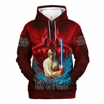 Star wars Father Of The Year Happy Father's Day Gift For Fans - Hoodie  - Owl Ohh