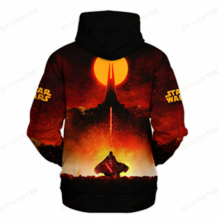 Star Wars Darth Vader Fire Gift For Fans - Hoodie  - Owl Ohh