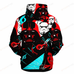 Star Wars Darth Vader Space The Dark Side Gift For Fans - Hoodie  - Owl Ohh