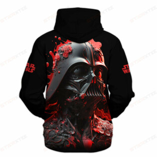 Star Wars Darth Vader Flower Red Gift For Fans - Hoodie  - Owl Ohh