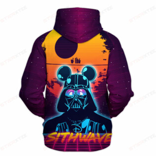 Star Wars Darth Vader Sithwave Gift For Fans - Hoodie  - Owl Ohh