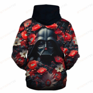 Star Wars Darth Vader Flower Gift For Fans - Hoodie  - Owl Ohh