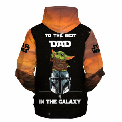 Star Wars To The Best Dad In The Galaxy Father's Day Gift For Fans - Hoodie  - Owl Ohh