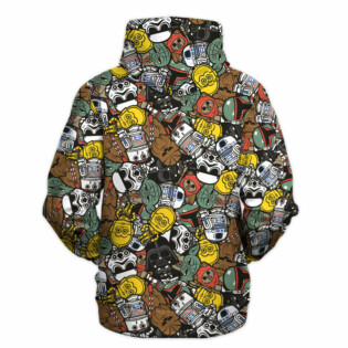 Star Wars Space Pattern Gift For Fans - Hoodie  - Owl Ohh