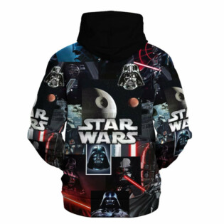 Star Wars Darth Vader Pattern Gift For Fans - Hoodie  - Owl Ohh