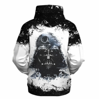 Star Wars Darth Vader Black & White Gift For Fans - Hoodie  - Owl Ohh