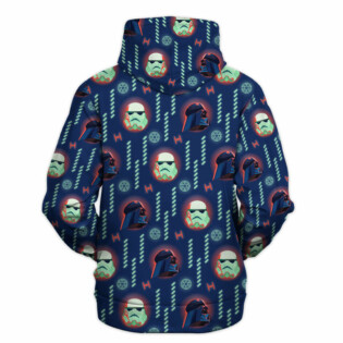 Star Wars Darth Vader Pattern Gift For Fans - Hoodie  - Owl Ohh