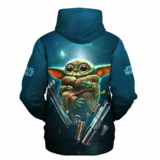 Star Wars Baby Yoda Mandalorian Gift For Fans - Hoodie  - Owl Ohh