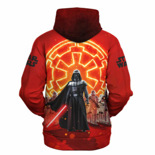 Star Wars Darth Vader Fire Gift For Fans - Hoodie  - Owl Ohh