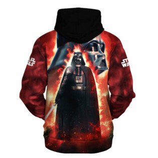 Star Wars Darth Vader Fire  Gift For Fans - Hoodie  - Owl Ohh