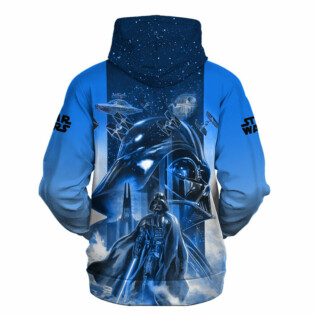 Star Wars Darth Vader Blue Galaxy Gift For Fans - Hoodie  - Owl Ohh