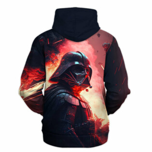 Star Wars Darth Vader Fire Gift For Fans - Hoodie  - Owl Ohh