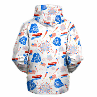Star Wars Darth Vader Happy 4th of July Gift For Fans - Hoodie  - Owl Ohh