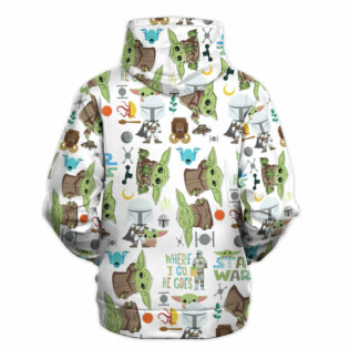 Star Wars Baby Yoda The Mandalorian Gift For Fans - Hoodie  - Owl Ohh