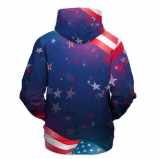 Star Wars Baby Yoda Happy 4th Of July Gift For Fans - Hoodie  - Owl Ohh