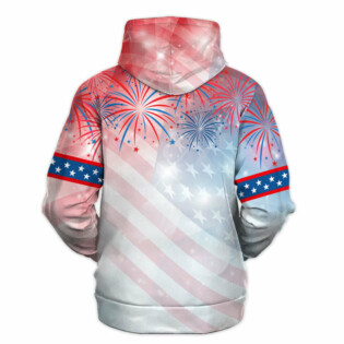 Star Wars Baby Yoda Happy Force Of July America Gift For Fans - Hoodie  - Owl Ohh