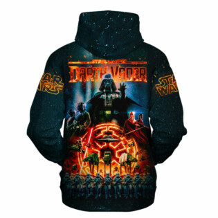 Star Wars Darth Vader Fire Gift For Fans - Hoodie  - Owl Ohh