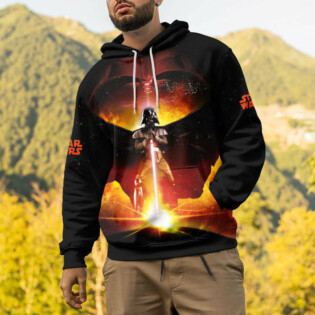Star Wars Darth Vader Fire Gift For Fans - Hoodie  - Owl Ohh