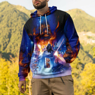 Star Wars Darth Vader Space Gift For Fans - Hoodie  - Owl Ohh
