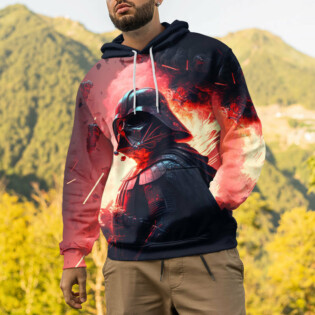 Star Wars Darth Vader Fire Gift For Fans - Hoodie  - Owl Ohh