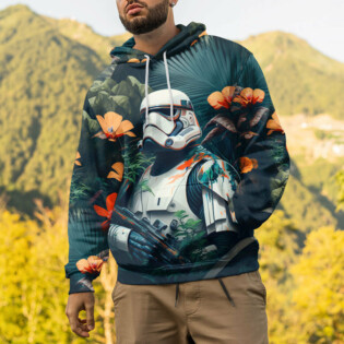 Star Wars Stormtrooper Tropical Gift For Fans - Hoodie  - Owl Ohh