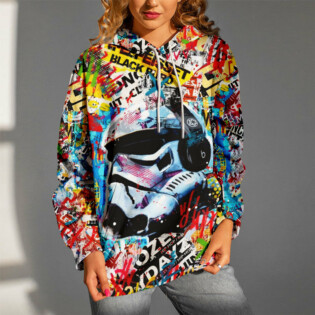 Star Wars Stormtrooper Colorful Gift For Fans - Hoodie  - Owl Ohh