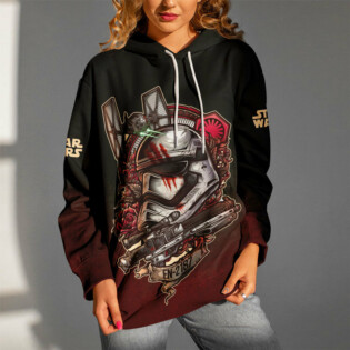 Star Wars FN-2187 Retro Flower Gift For Fans - Hoodie  - Owl Ohh
