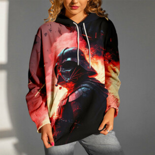 Star Wars Darth Vader Fire Gift For Fans - Hoodie  - Owl Ohh