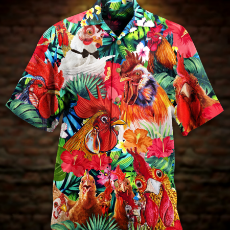 Chicken Love Farm Wonder - Hawaiian Shirt - Owl Ohh - Owl Ohh