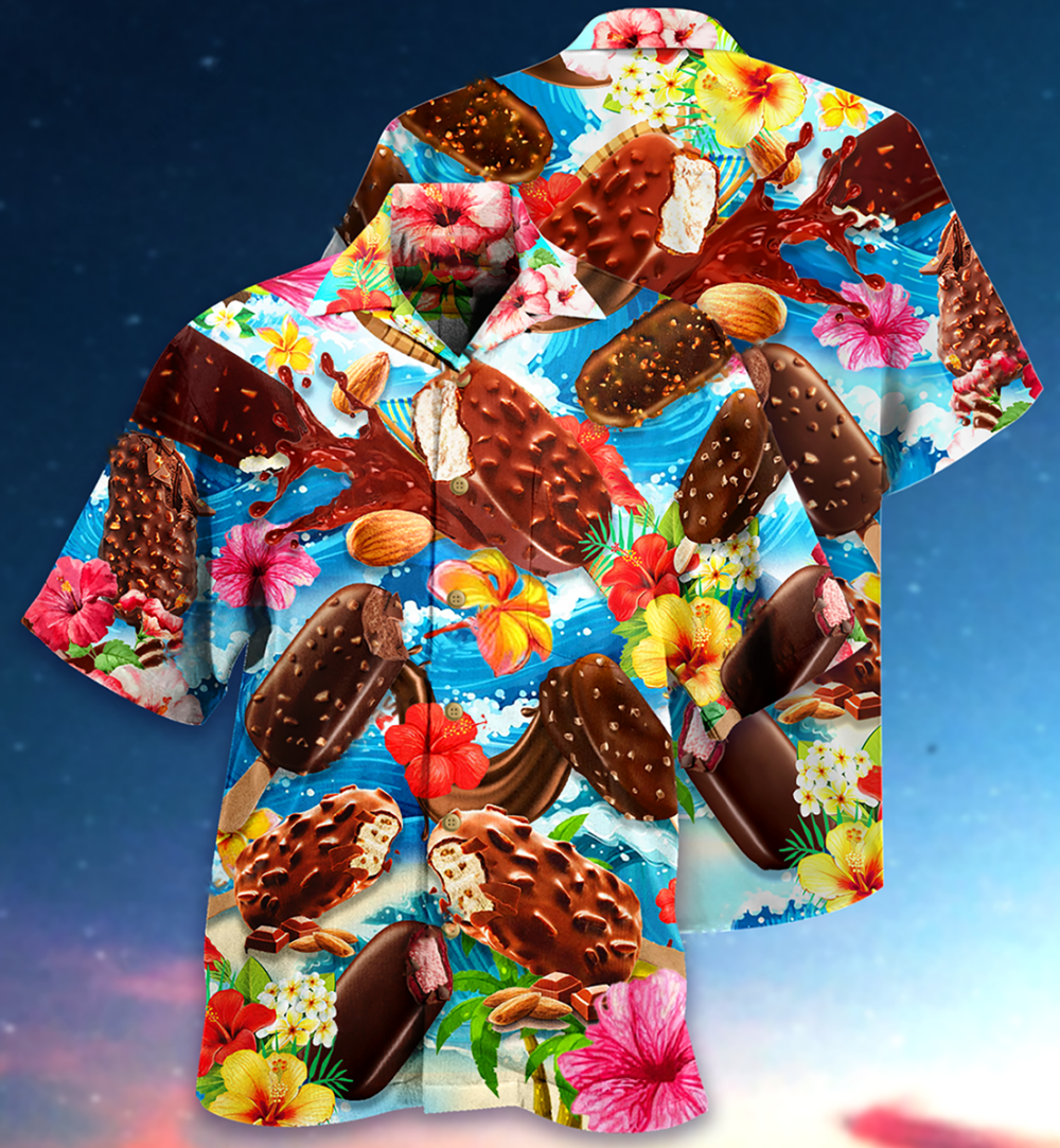 Ice Cream Love It Hot Summer - Hawaiian Shirt - Owl Ohh - Owl Ohh