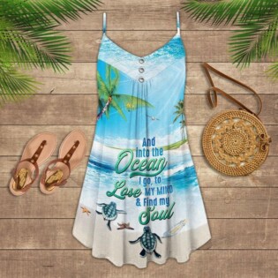 Turtle Into The Ocean I Go - Summer Dress - Owl Ohh - Owl Ohh