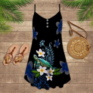 Turtle Love Flower Everytime - Summer Dress - Owl Ohh - Owl Ohh