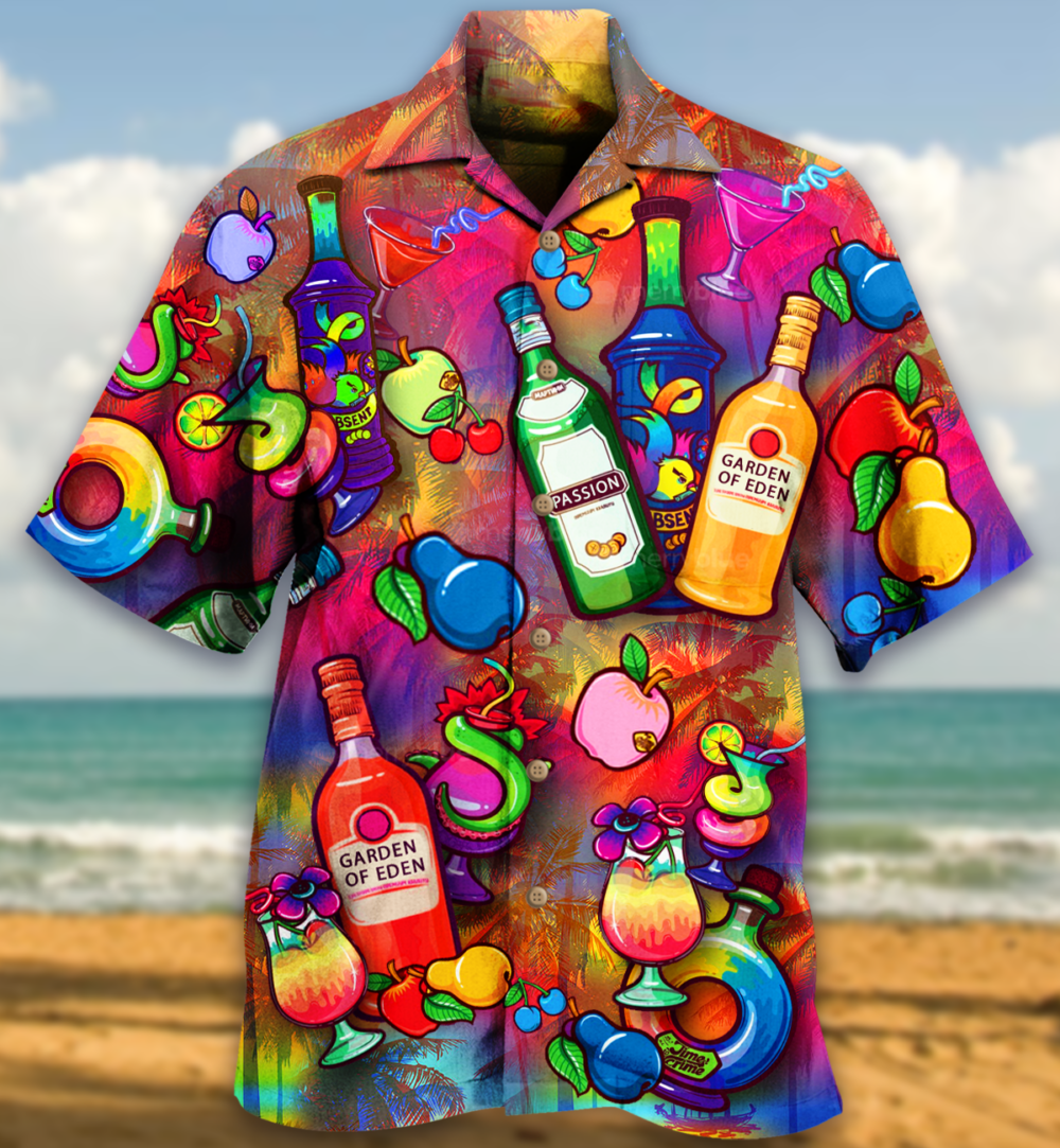 Wine Fruit Love It - Hawaiian Shirt - Owl Ohh - Owl Ohh
