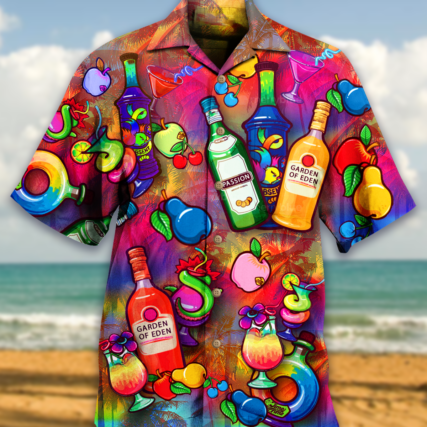 Wine Fruit Love It - Hawaiian Shirt - Owl Ohh - Owl Ohh