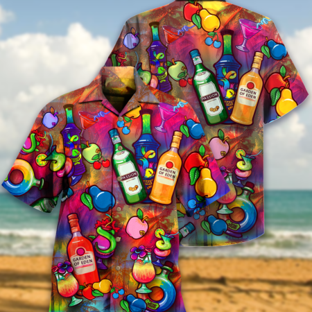 Wine Fruit Love It - Hawaiian Shirt - Owl Ohh - Owl Ohh