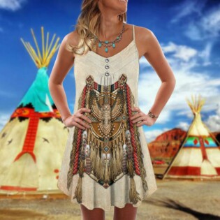 Native Owls Summer Vibes Pattern - Summer Dress - Owl Ohh - Owl Ohh
