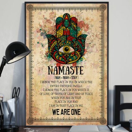 Yoga Life Peace We Are One - Vertical Poster - Owl Ohh - Owl Ohh