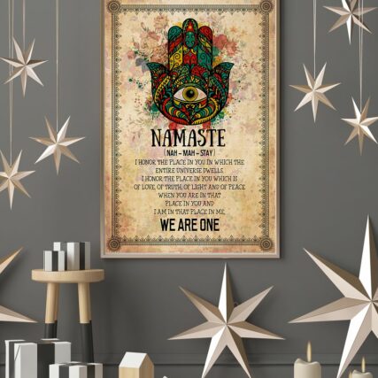Yoga Life Peace We Are One - Vertical Poster - Owl Ohh - Owl Ohh