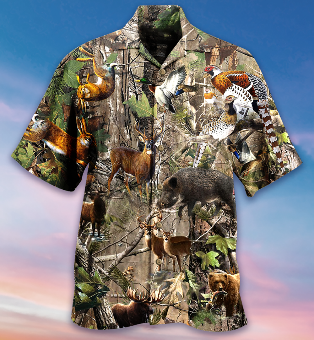 Hunting Lover Animals Cool - Hawaiian Shirt - Owl Ohh - Owl Ohh