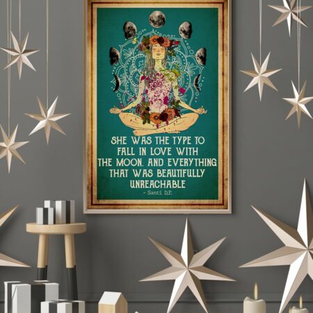 Yoga Life Peace Fall In Love - Vertical Poster - Owl Ohh - Owl Ohh