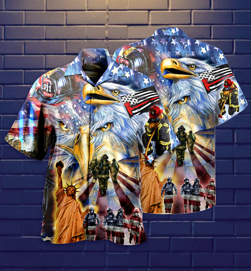 America Proud Forever With Love - Hawaiian Shirt - Owl Ohh - Owl Ohh