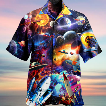 Galaxy War And Peace - Hawaiian Shirt - Owl Ohh - Owl Ohh